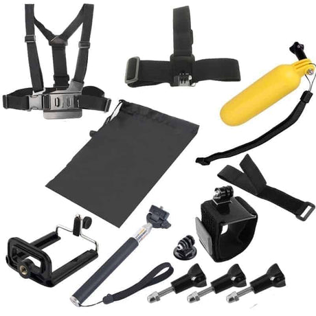 8 in 1 Chest Belt + Wrist Belt + Head Strap + Floating Bobber Mo - Socom Tactical Airsoft Fleet - - puluz Airsoft