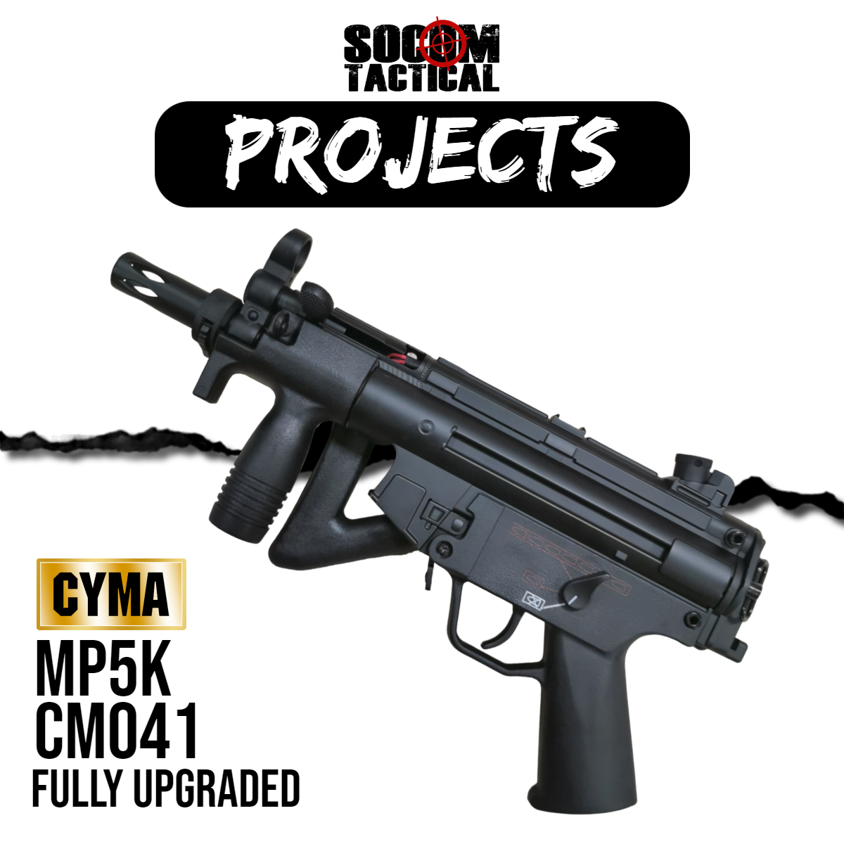 Cyma Mp5K Project gun (With Leviathan Mosfet) Fully  Upgraded - Socom Tactical Airsoft Fleet - -  Airsoft