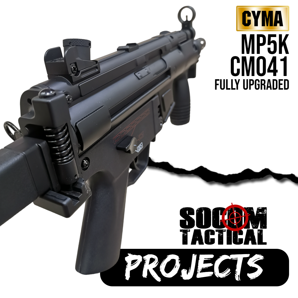 Cyma Mp5K Project gun (With Leviathan Mosfet) Fully  Upgraded - Socom Tactical Airsoft Fleet - -  Airsoft