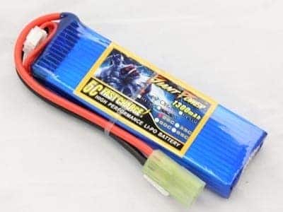 Giant Power 7.4V 1300mAh 15C+ contin discharge lipo battery (123 - Socom Tactical Airsoft Fleet - - Giant Power Airsoft