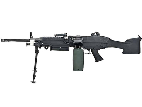 A&K M249 MK2 With Box Magazine (Polymer Body) - Socom Tactical Airsoft Fleet - - A&amp;K Airsoft