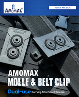 Amomax Molle And Belt Clip Mount - Socom Tactical Airsoft - -  Airsoft