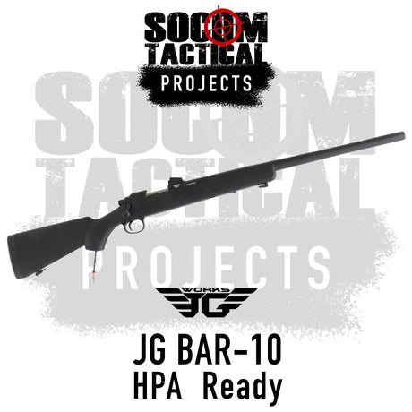 JG Bar10 with Mancraft SDIK HPA Sniper Rifle - Socom Tactical Airsoft Fleet - - Socom Tactical Airsoft Airsoft