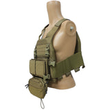 Emerson Gear FCS Style Vest W/MK Chest Rig - Socom Tactical Airsoft - -  Airsoft