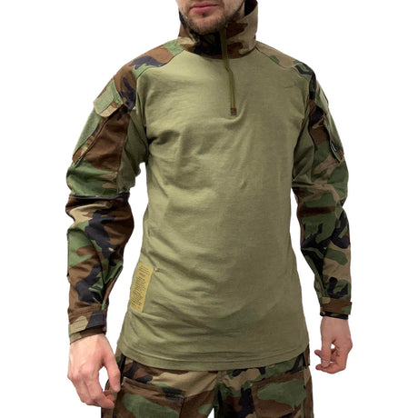 Emerson Gear G3 Combat Shirt - Woodland - Socom Tactical Airsoft Fleet - - Emerson Gear Airsoft