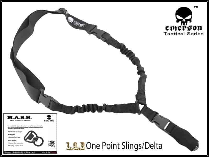 Emerson Gear Delta LQE Single Point Sling - Socom Tactical Airsoft - -  Airsoft