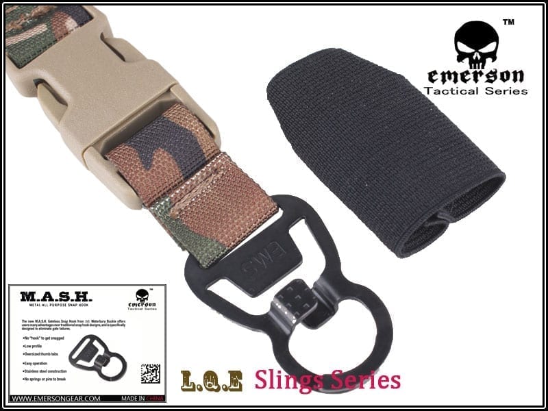 Emerson Gear Delta LQE Single Point Sling - Socom Tactical Airsoft - -  Airsoft