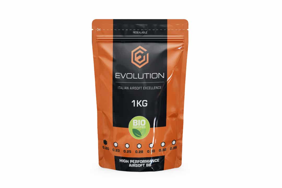 Evolution High performance 0.20g Bio BB's 1KG - Socom Tactical Airsoft Fleet - - Evolution International Airsoft