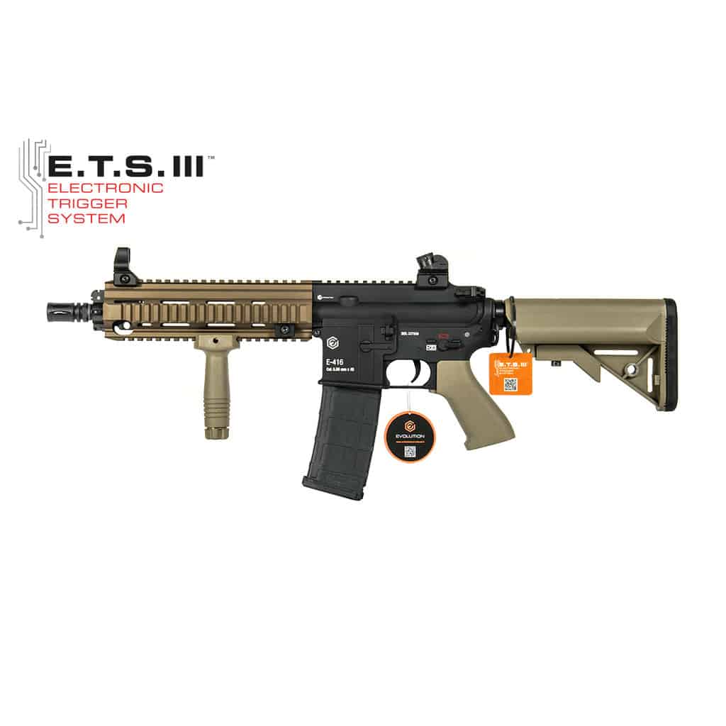 Evolution E-416 Devgru Carbine ETS III (Bronze) - Socom Tactical Airsoft - - Evolution International Airsoft