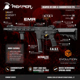 Evolution Reaper M EMR A Carbontech ETS II - Socom Tactical Airsoft - -  Airsoft