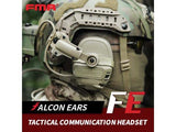 FMA-FCS Falcon Ears Tactical Communication Headset STD (Black / Tan) - Socom Tactical Airsoft - -  Airsoft