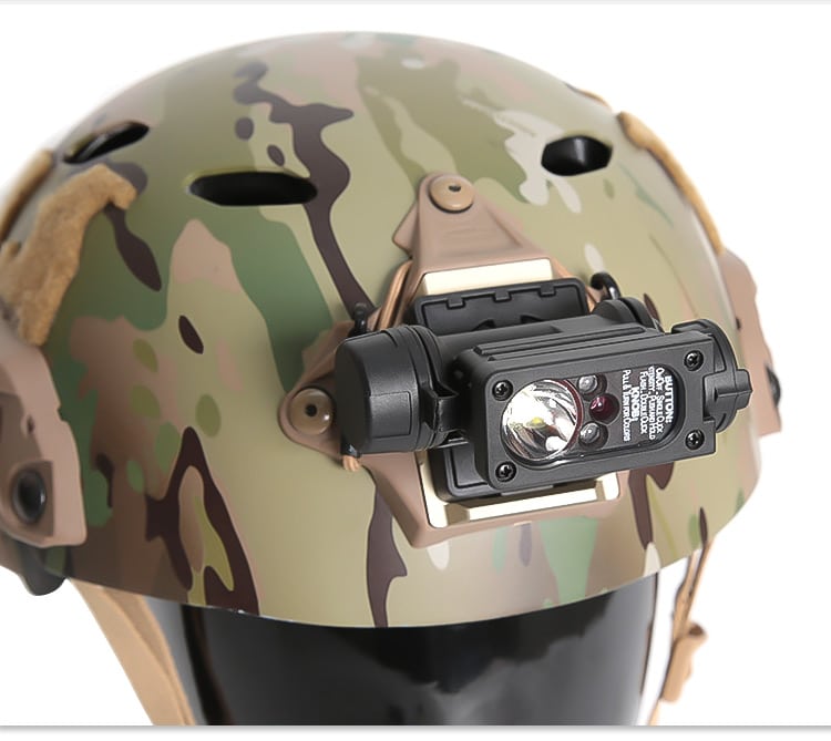 FMA Rattler Compact II Hands Free Light  Black / Dark Earth - Socom Tactical Airsoft - -  Airsoft