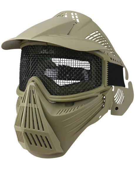 Kombat Full Face Mesh Mask (Various colours) - Socom Tactical Airsoft Fleet - -  Airsoft