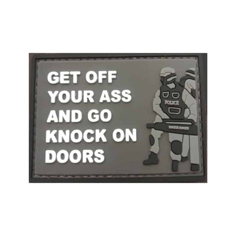 TPB Get Off Your Ass and Go Knock On Doors Patch - Socom Tactical Airsoft - - The Patch Board Airsoft