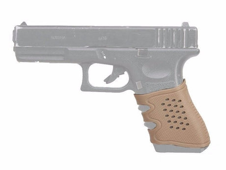 Universal Glock Rubber Grip - Tan - Socom Tactical Airsoft Fleet - - Socom Tactical Airsoft Airsoft