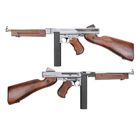 King Arms M1A1 Thompson Grand Special (Silver) - Socom Tactical Airsoft Fleet - - King Arms Airsoft Airsoft