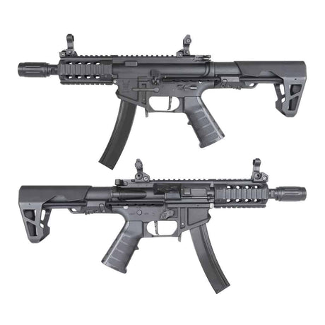 King Arms PDW 9mm SBR Shorty - Black - Socom Tactical Airsoft Fleet - - King Arms Airsoft Airsoft