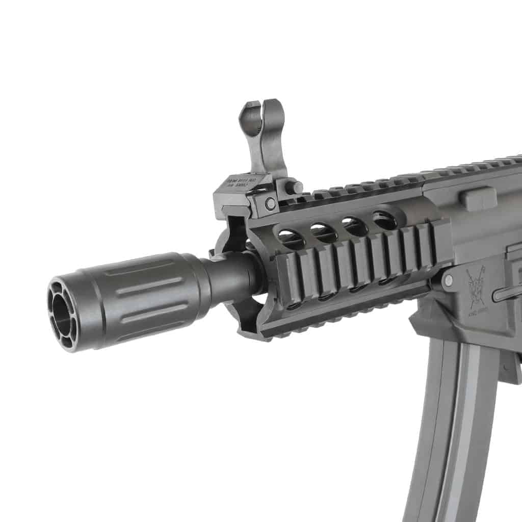 King Arms PDW 9mm SBR Shorty - Grey & Blue (Limited Edition) From King Arms Airsoft