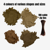 KMCS Ghillie Leafs (Various Colours)