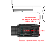 O Light PL-3S Valkyrie Rail Mount Light - Socom Tactical Airsoft - -  Airsoft