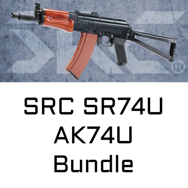 SRC SR74U AK74U Airsoft Bundle - Socom Tactical Airsoft - - SRC Airsoft