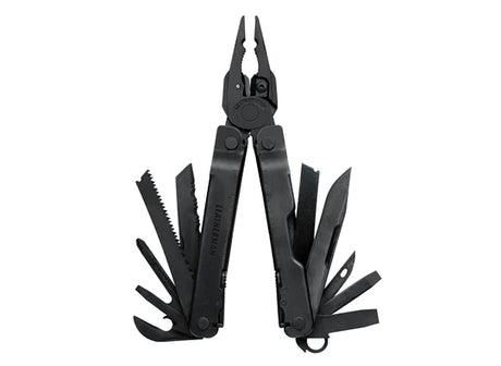 Leatherman Super Tool® 300 Multi-Tool - Black Oxide - Socom Tactical Airsoft Fleet - - Leatherman Airsoft