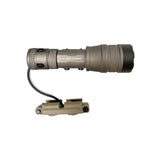 TAK TAK Rain Cloud Flashlight with Modular Switch RiS Mounted (Tan) - Socom Tactical Airsoft - - Tak Tak Airsoft