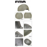 FMA Fast Helmet (Carbon Fibre Version) M/L - Dark Earth - Socom Tactical Airsoft - -  Airsoft