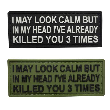 TPB I May Look Calm PVC Patch