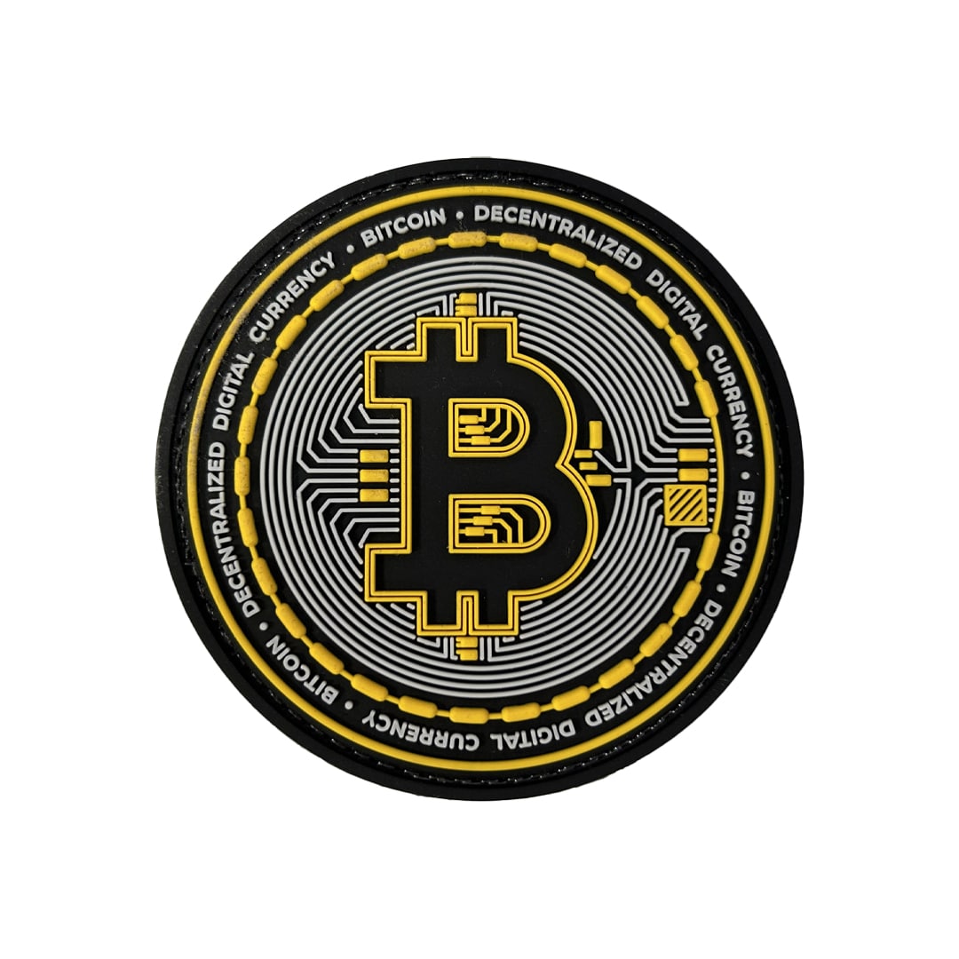 The Patch Board Bitcoin Patch (Various Colours) - Socom Tactical Airsoft - - The Patch Board Airsoft