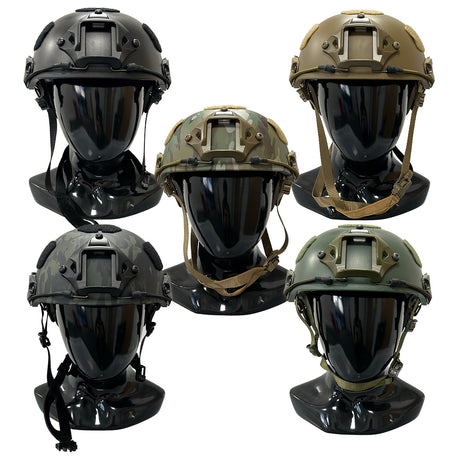 WBD Air Flow Type Fast Helmet (Various Colours) - Socom Tactical Airsoft Fleet - - WBD Airsoft