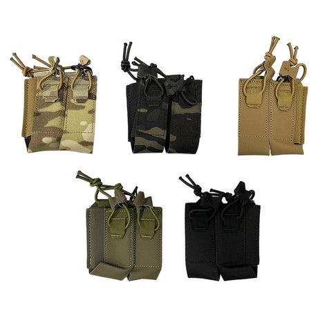 WBD DPMP Double Pistol Magazine Pouch (various Colours) - Socom Tactical Airsoft Fleet - - WBD Airsoft