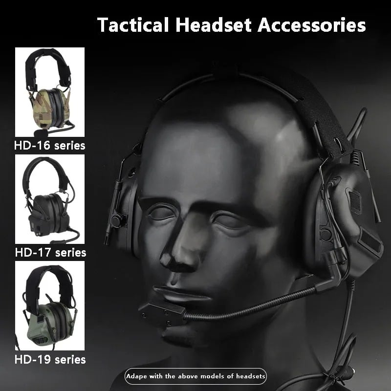 WBD Tactical Headset Velcro - Socom Tactical Airsoft - -  Airsoft