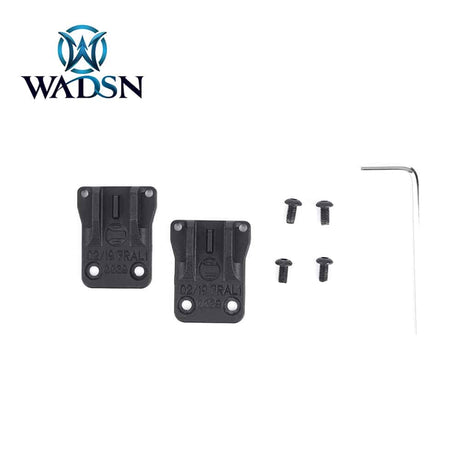 Wadsn DBAL-A2 Assist Sights (Leaf) v2.0 Black/DE