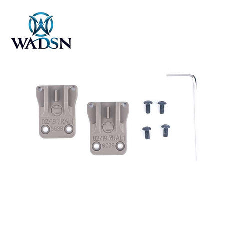 Wadsn DBAL-A2 Assist Sights (Leaf) v2.0 Black/DE