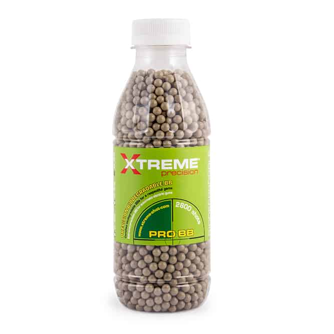 Xtreme Precision Biodegradable 0.25g BB Bottle (2800) - Socom Tactical Airsoft - - Evolution International Airsoft