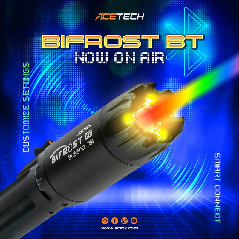 AceTech Bifrost BT Multi Colour Tracer (Bluetooth) - Socom Tactical Airsoft - -  Airsoft