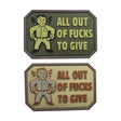 TPB All Out Of F***s To Give Patch - Socom Tactical Airsoft - - The Patch Board Airsoft