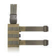 Amomax Fabric Molle Drop Leg Plate -  FDE - Socom Tactical Airsoft - - Amomax Airsoft