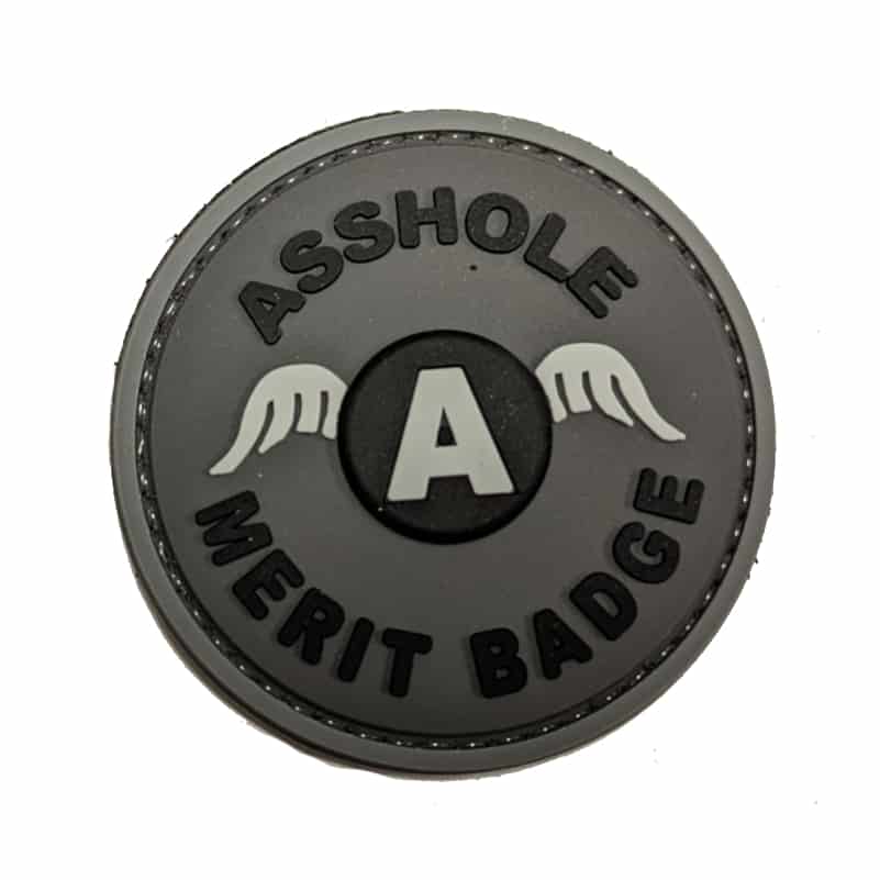 TPB Asshole Merit Badge Patch - Socom Tactical Airsoft - -  Airsoft