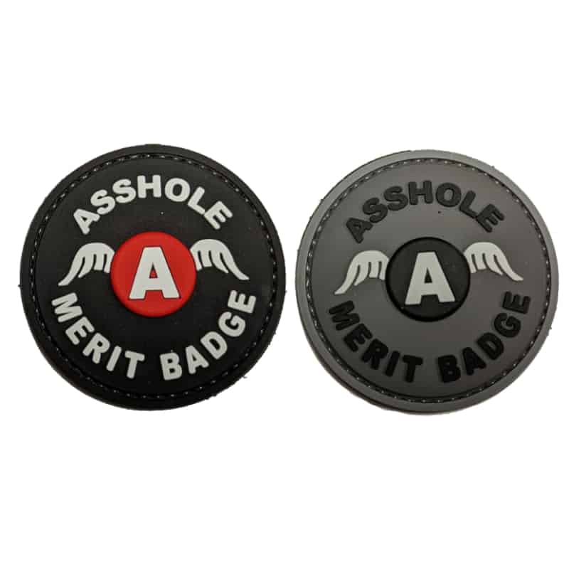 TPB Asshole Merit Badge Patch - Socom Tactical Airsoft - - The Patch Board Airsoft