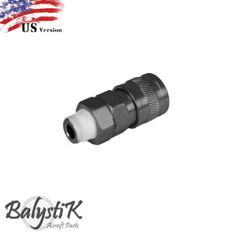 Balystik coupler with 1/8 NPT male thread US - Socom Tactical Airsoft Fleet - - Balystik Airsoft