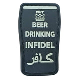 TPB Beer Drinking Infidel Patch - Socom Tactical Airsoft - -  Airsoft