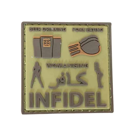 TPB Beer drinking, pork eating, womanising Infidel patch - Socom Tactical Airsoft - -  Airsoft