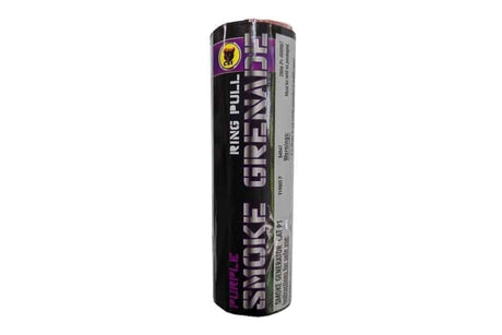 Black Cat Ring pull smoke grenade (Purple)-Black Cat-Socom Tactical Airsoft