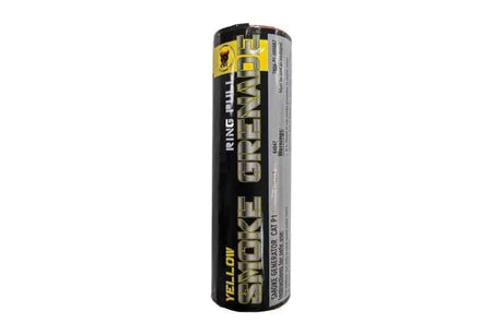 Black Cat Ring pull smoke grenade (Yellow)-Black Cat-Socom Tactical Airsoft