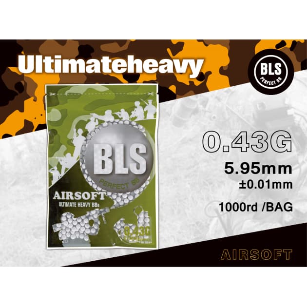 BLS 0.43g Biodegradable BBs (1000) - Socom Tactical Airsoft Fleet - - BLS Airsoft