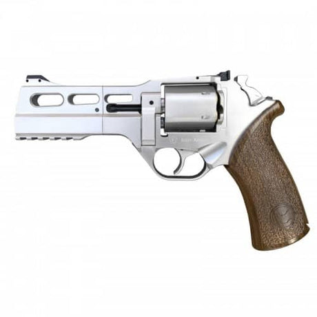 Chiappa Rhino 50DS Co2 Revolver 5" - Silver - Socom Tactical Airsoft Fleet - - Chiappa Firearms Airsoft