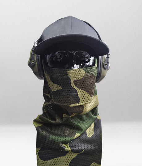 Delta Mike Mk3 / Mini Face Protection Snood-Delta Mike-Dark Woodland-Mk3-Socom Tactical Airsoft