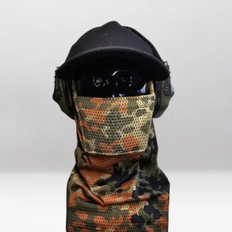 Delta Mike Mk3 / Mini Face Protection Snood-Delta Mike-Flecktarn-Mk3-Socom Tactical Airsoft